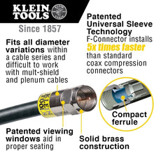 Load image into Gallery viewer, All-in-One Coaxial Cable Setup Kit: Cutter, Stripper &amp; Connectors Included