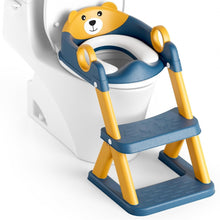 Load image into Gallery viewer, Child-Friendly Potty Training Seat with Stable Step Stool - Perfect for Toddlers