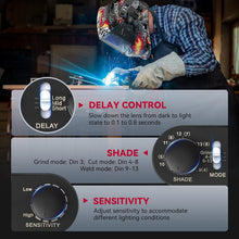 Load image into Gallery viewer, Skeleton Knight Auto Darkening Welding Hood, True Color Technology &amp; Comfort Fit