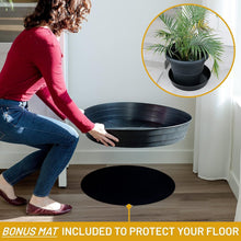 Load image into Gallery viewer, Stylish &amp; Functional 25-Inch Plant Water Catcher - Ideal for Large Potted Plants