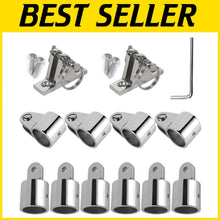 Load image into Gallery viewer, Weather-Resistant Bimini Top Fittings Set - 316 Stainless Steel, Easy Install