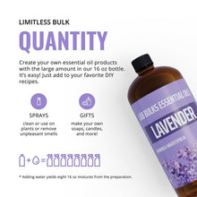 Load image into Gallery viewer, UV-Protected 2-Pack Lavender Essential Oil – 32 oz for All DIY and Aromatherapy
