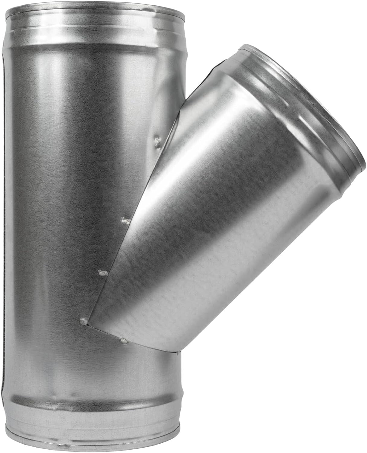 6'' Duct Splitter Adapter - 45° Wye Connector for Efficient Ventilation