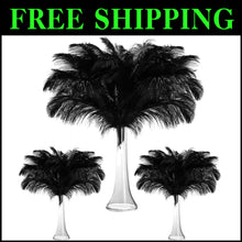 Load image into Gallery viewer, Versatile 90 Pcs Natural Ostrich Feathers - Craft, Decor &amp; DIY Essentials