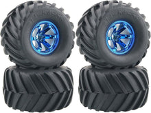 Load image into Gallery viewer, 1:10 Scale Rubber Tire &amp; Wheel Set – 4PCS for HPI Tamiya Kyosho - Easy Install