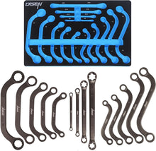Load image into Gallery viewer, 14-Piece Chrome Vanadium Wrench Set with EVA Organizer for Ultimate Versatility