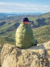 Load image into Gallery viewer, Puffy Packable Down Camping Blanket - Lightweight &amp; Water-Resistant Comfort