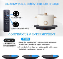 Load image into Gallery viewer, Heavy-Duty 23.6" Rotating Display Stand with Remote and Multi-Color Backgrounds
