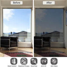 Load image into Gallery viewer, Heat Control Non-Adhesive Window Film - 29.5x157.5 Inch for Home &amp; Office