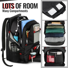 Load image into Gallery viewer, Comfortable Travel Backpack for 18.4 Laptops - Breathable Design &amp; Luggage Strap