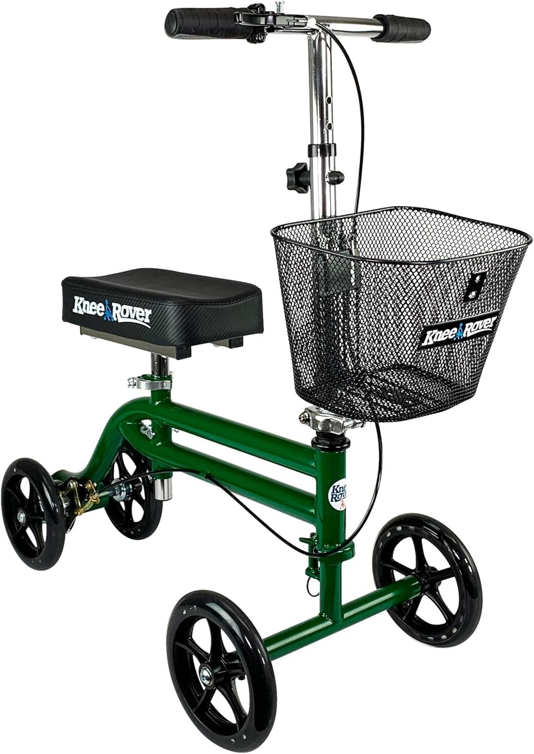 Foldable Knee Rover Scooter for Foot Surgery - Comfort & Control with Basket