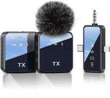 Load image into Gallery viewer, Mini Wireless Microphone with Noise Reduction - Ideal for YouTube &amp; TikTok