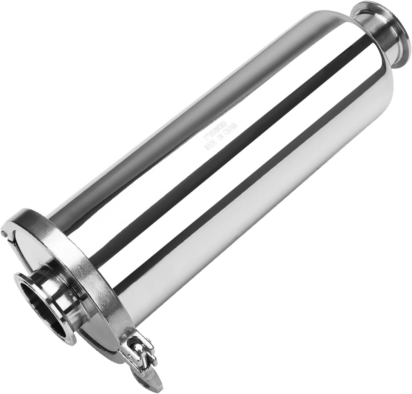 Efficient 2 Inch Inline Tri-Clamp Filter with Replaceable Stainless Steel Screen