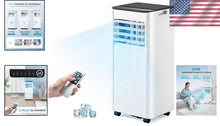 Load image into Gallery viewer, Quiet 8,000 BTU Portable AC with Remote Control - Cools 350 Sq.Ft Instantly