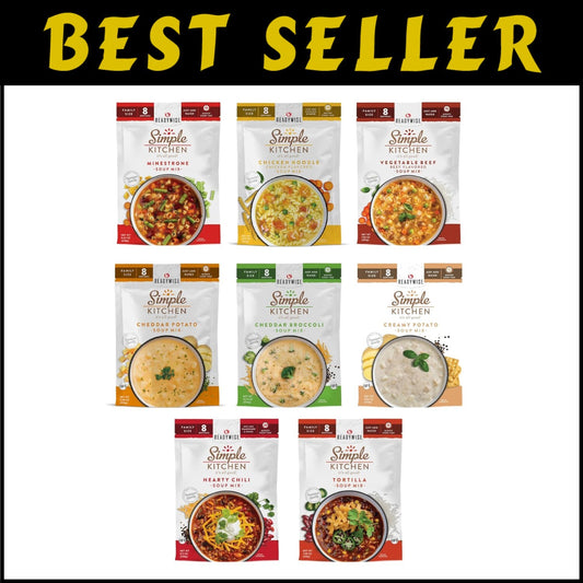 Organic Freeze-Dried Soup Sampler - Ready-to-Eat Meals for Family & Adventures