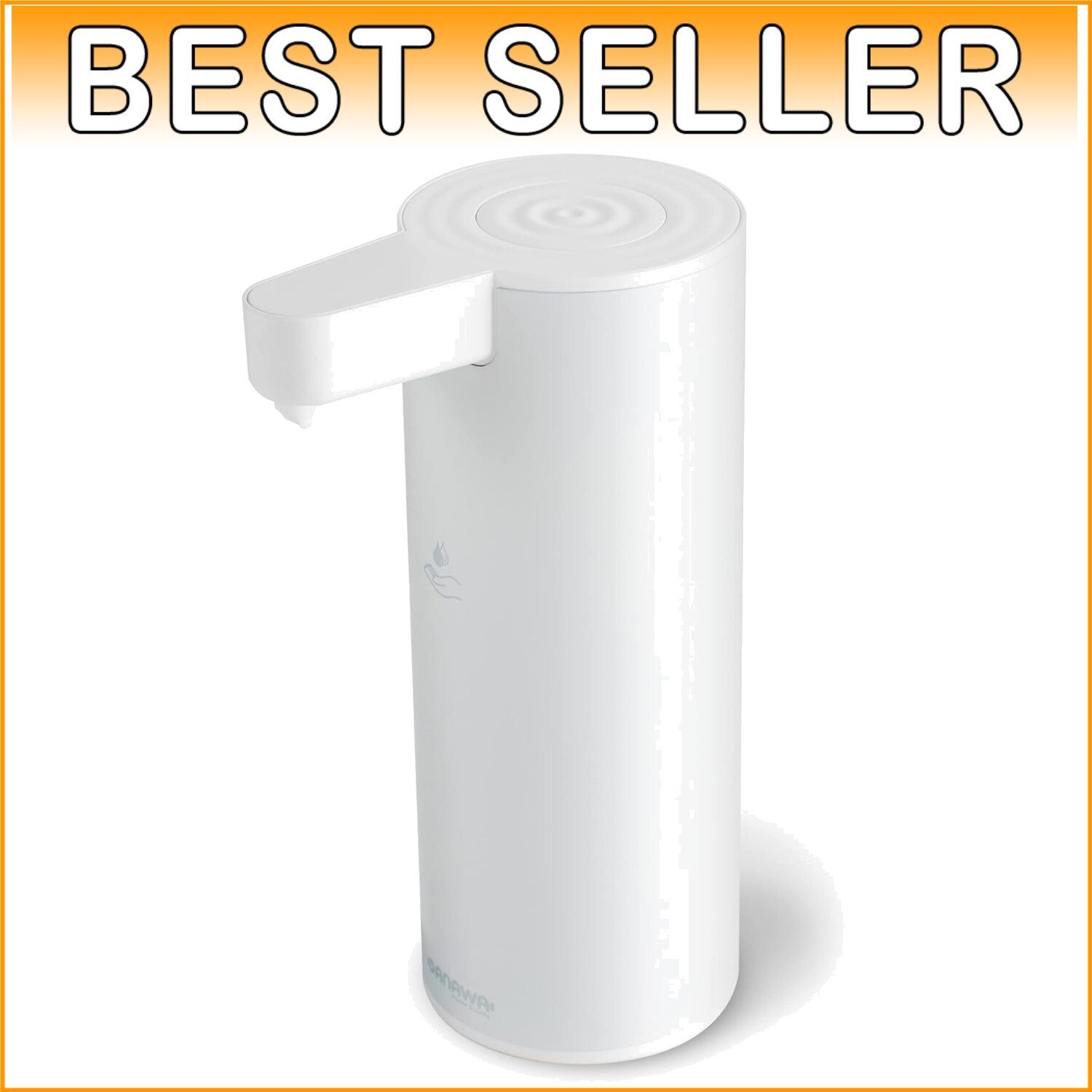 Elegant Touchless Soap Pump Dispenser - 9 oz. Stainless Steel, USB-C Recharge