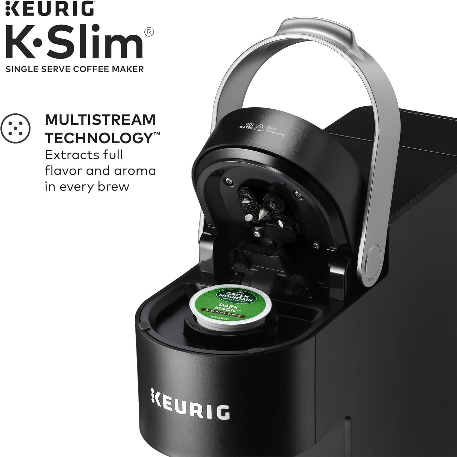 K-Slim 3 Size Coffee Maker - Automatic Brewing with Travel Mug Compatibility
