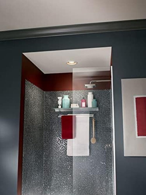 Compact Recessed Ventilation Fan with Light - 70 CFM, Ideal for Kitchen & Bath