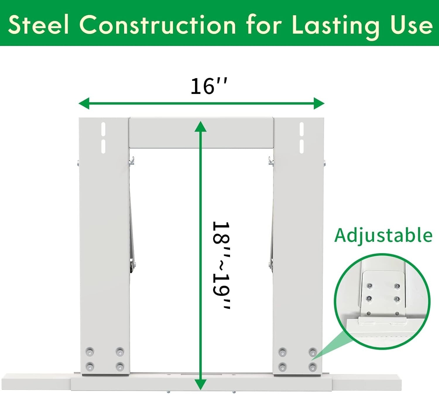 Durable Window Air Conditioner Bracket – Easy Install, Fits 4-11 Inch Walls