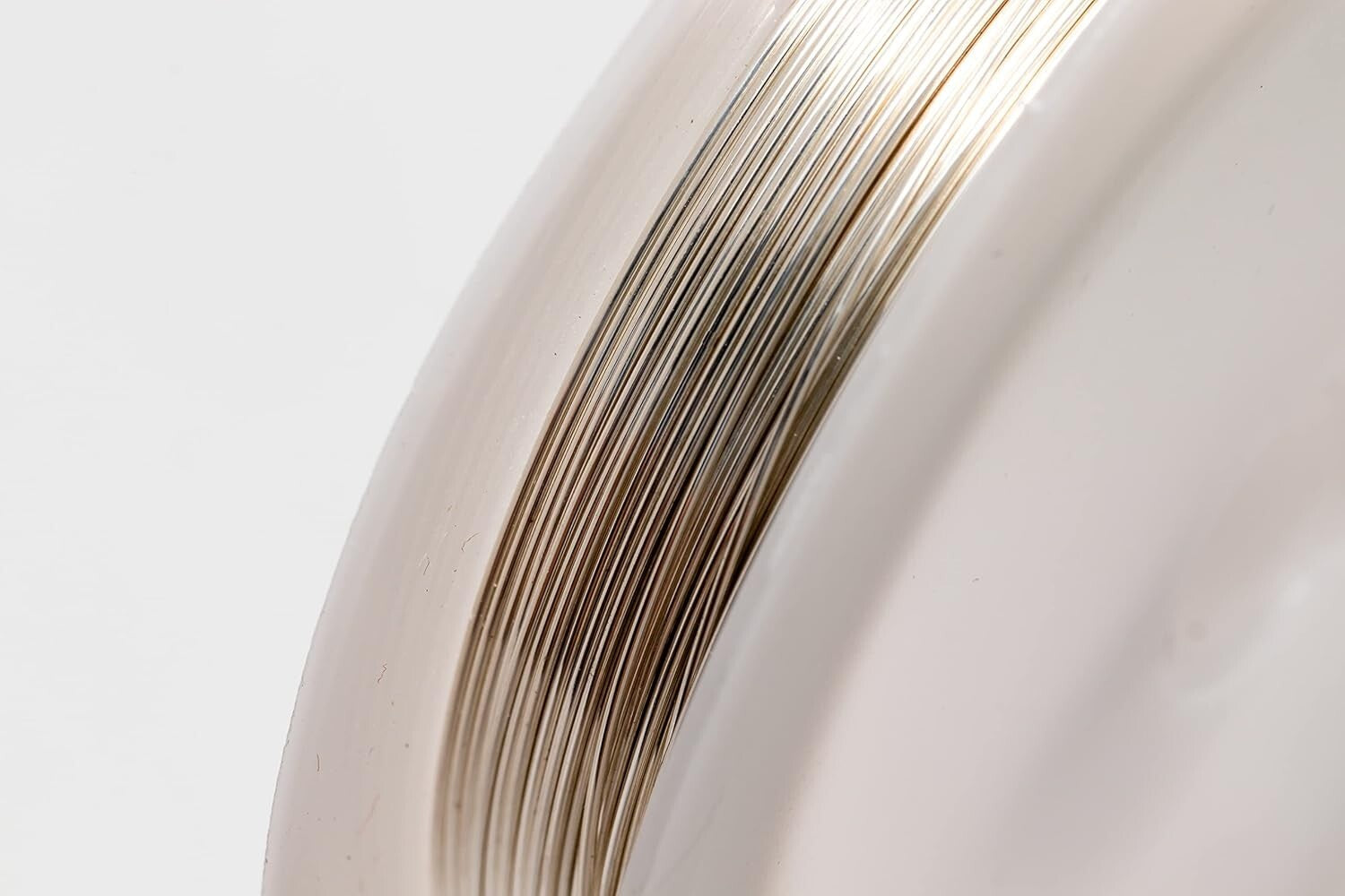 Premium 21 Gauge 925 Sterling Silver Wire - Half Hard Round for Jewelry Making