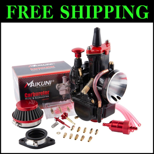 Versatile 2mm Carburetor with Intake Manifold and Filters for Enhanced Power