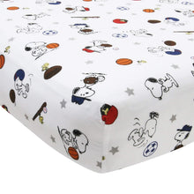 Load image into Gallery viewer, Soft and Stylish Snoopy 3-Piece Bedding Set for Boys’ Crib - Fun Design