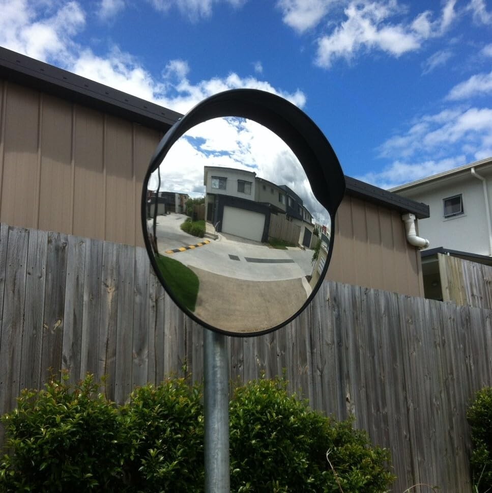 16-Inch Security Mirror: Parabolic Driveway Visibility with Easy Installation