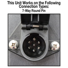 Load image into Gallery viewer, Multi-Functional Battery Powered 7-Way Round Pin Tester with Trickle Charger