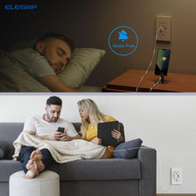 Load image into Gallery viewer, Tamper Resistant USB Outlets with Dual Ports - Easy Install 6 Pack, Matte White