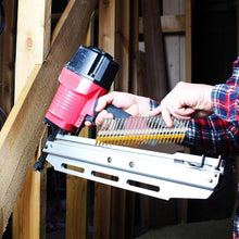 Load image into Gallery viewer, Heavy-Duty 21 Degree Framing Nails: 1000 Pack of Galvanized Ring Shank Nails