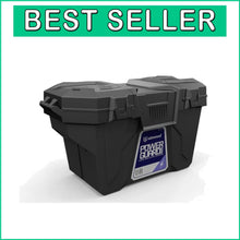 Load image into Gallery viewer, Compact PowerGuard Battery Storage Box with Water Run-Off Channels for Outdoors