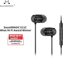 Load image into Gallery viewer, HiFi Stereo Wired Earbuds with Microphone - Elegant Black Noise Isolating Sound