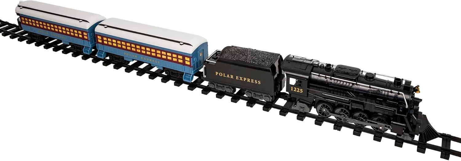 Christmas Magic Awaits: Polar Express Battery-Powered Train Set with Remote