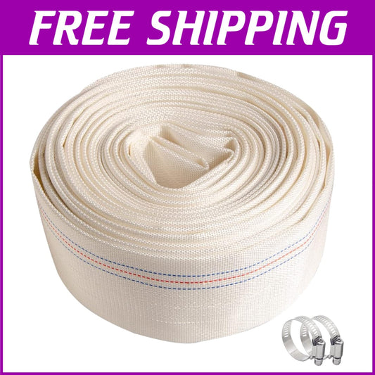 5" x 62 FT Heavy Duty PVC Swimming Pool Backwash Hose - Versatile Water Transfer