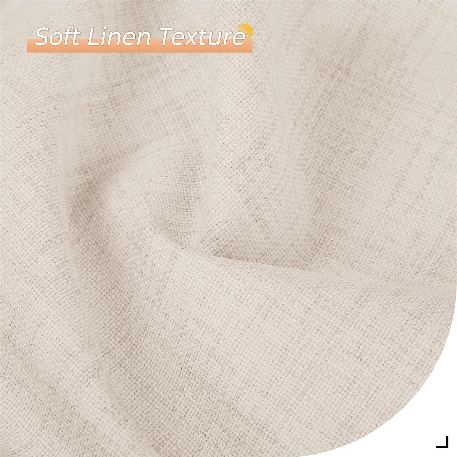 Elegant 100% Blackout Thermal Curtains for Bedroom & Living Room - Buttercream