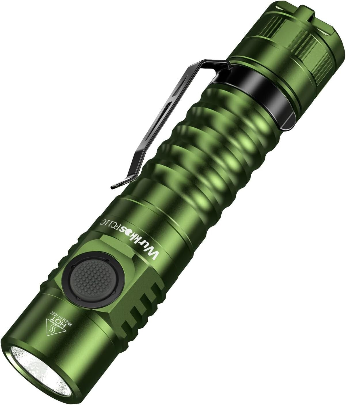 Compact Rechargeable LED Flashlight - IP68 Rated Waterproof & Magnetic Tail Cap