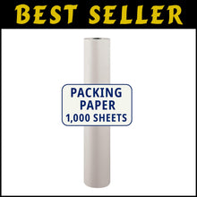 Load image into Gallery viewer, 1440' Packing Paper Roll - 1000 Sheets of Eco-Friendly Newsprint for Shipping