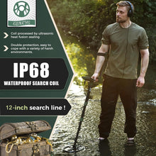 Load image into Gallery viewer, Professional Waterproof Metal Detector for Adults - 5 Modes, LCD Display, 12"...