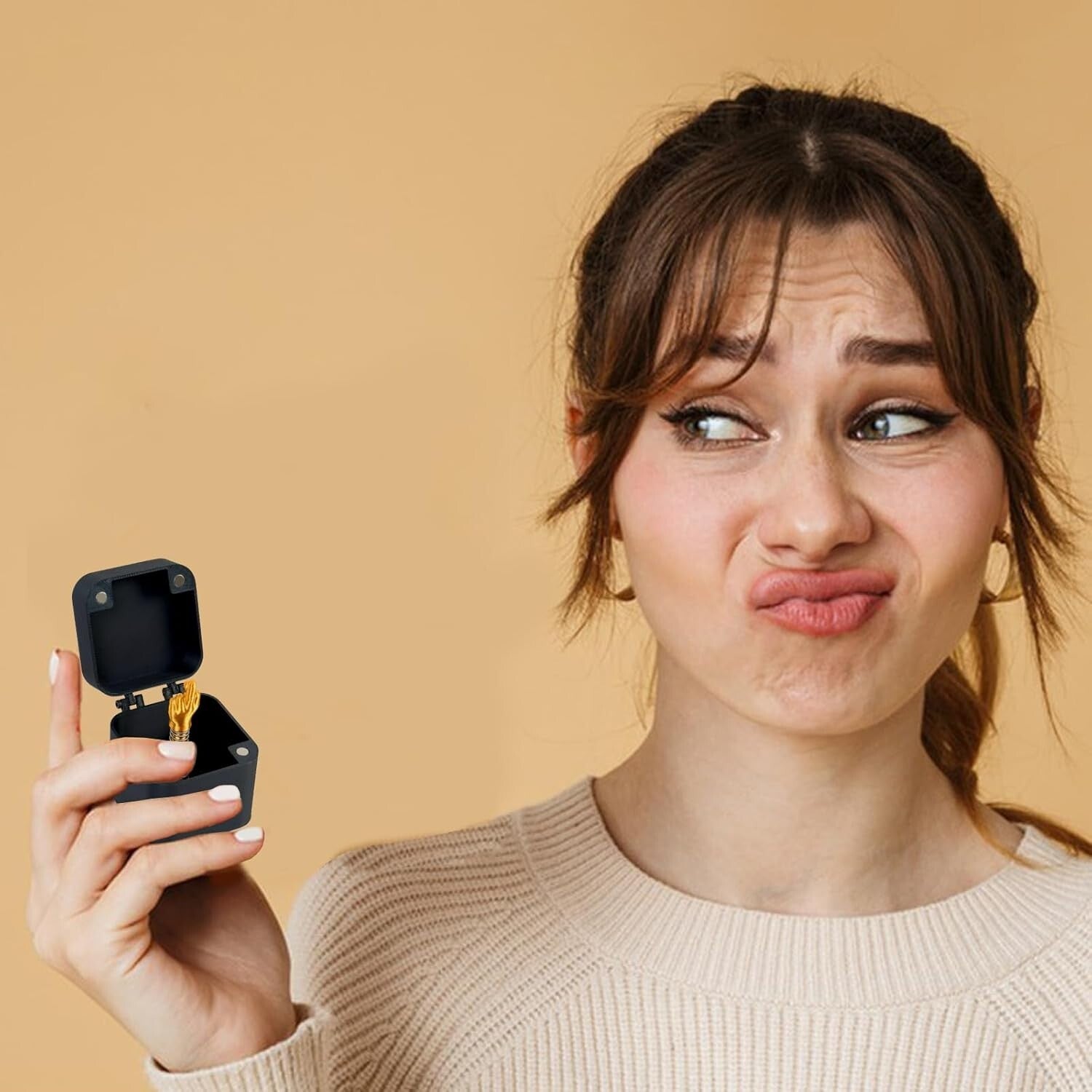 Quirky Prank Finger Gift Box - Perfect for Birthdays and White Elephant Parties