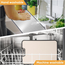 Load image into Gallery viewer, Large 15" GR2 Titanium Cutting Board with Built-in Juice Groove - Versatile Prep