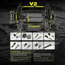 Load image into Gallery viewer, Waterproof 1:10 Brushless RC Car - 50 mph Monster Truck with Carbon Fiber Design