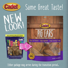 Load image into Gallery viewer, Savory Natural Pig Ears for Dogs - 25 Count Long-Lasting Chews, 100% Real Pork