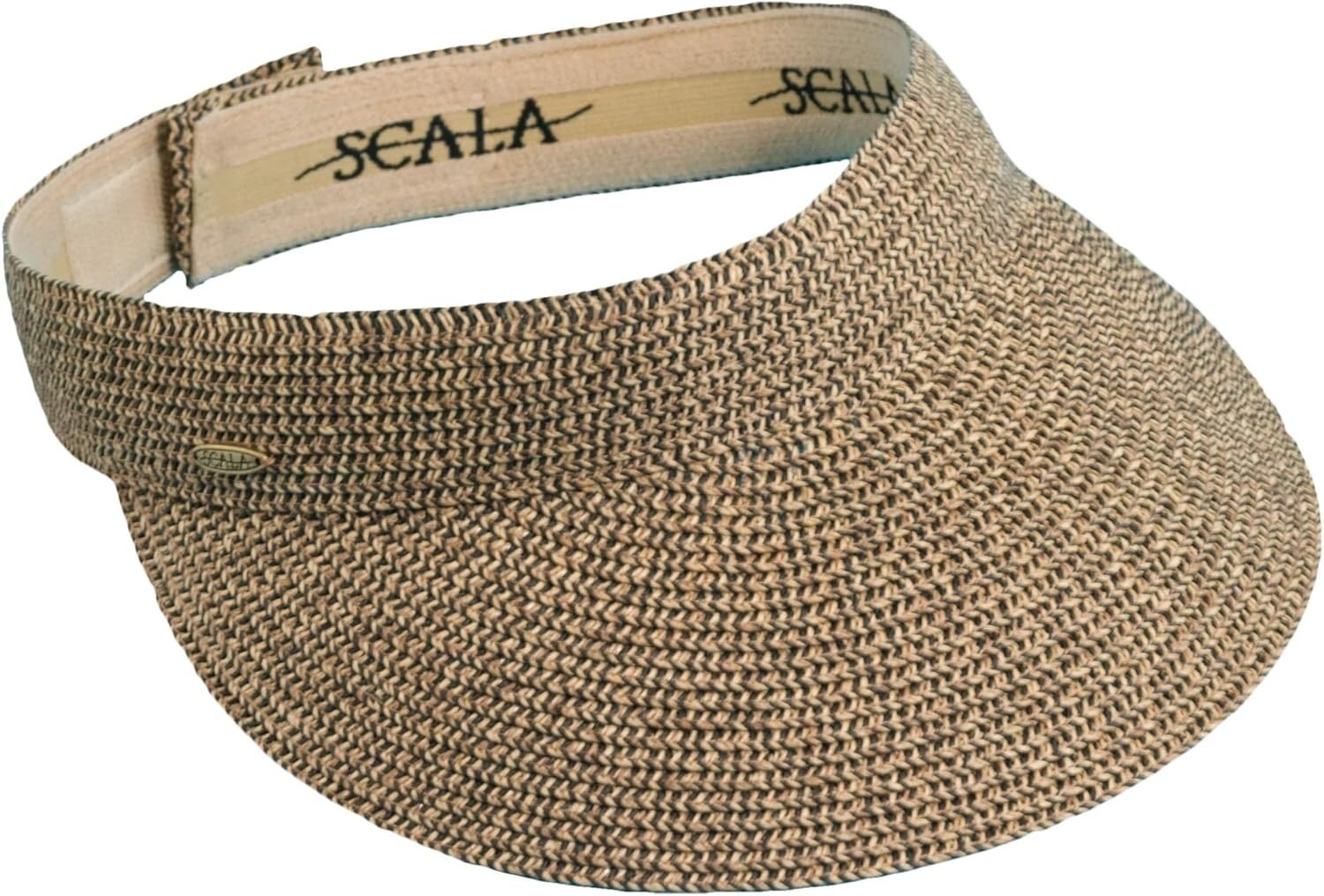 Lightweight Women's Paper Braid Visor - Hand-Washable & Adjustable Design