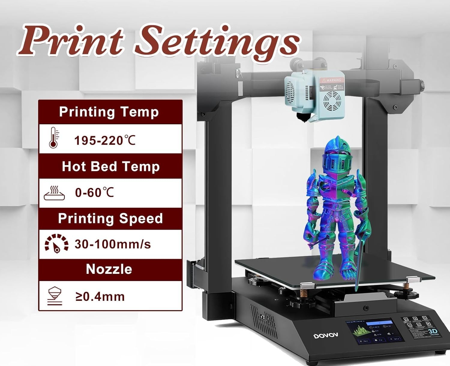 Moisture-Proof Tricolor Silk PLA 3D Filament 1.75mm - Ideal for Stunning Prints