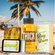 Load image into Gallery viewer, Duke Cannon Thick Body Wash - Bay Rum Scent, 3 Bottles for Ultimate Freshness