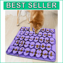 Load image into Gallery viewer, Interactive Snuffle Mat for Large Dogs - Silicone Slow Feeder, 16.3”X16.3”