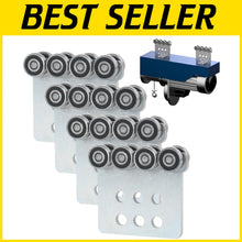 Load image into Gallery viewer, Versatile 4PCS 8-Wheel Trolley Roller Assembly for Strut Channels – Heavy Load