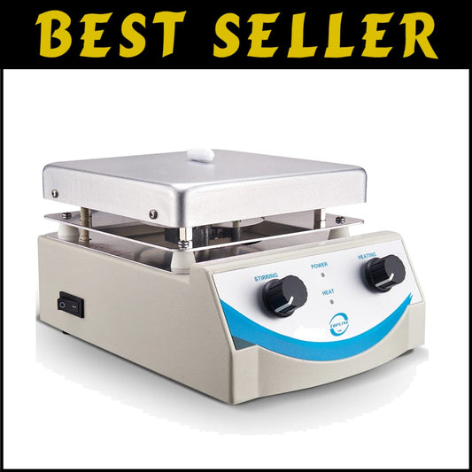 Premium Hot Plate Magnetic Stirrer 5000ml with Adjustable Speed and Temp Control