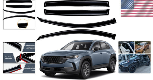 Carwash Safe Window Rain Guards for Mazda CX-50 2023-2025 – Outdoor Vent Visors