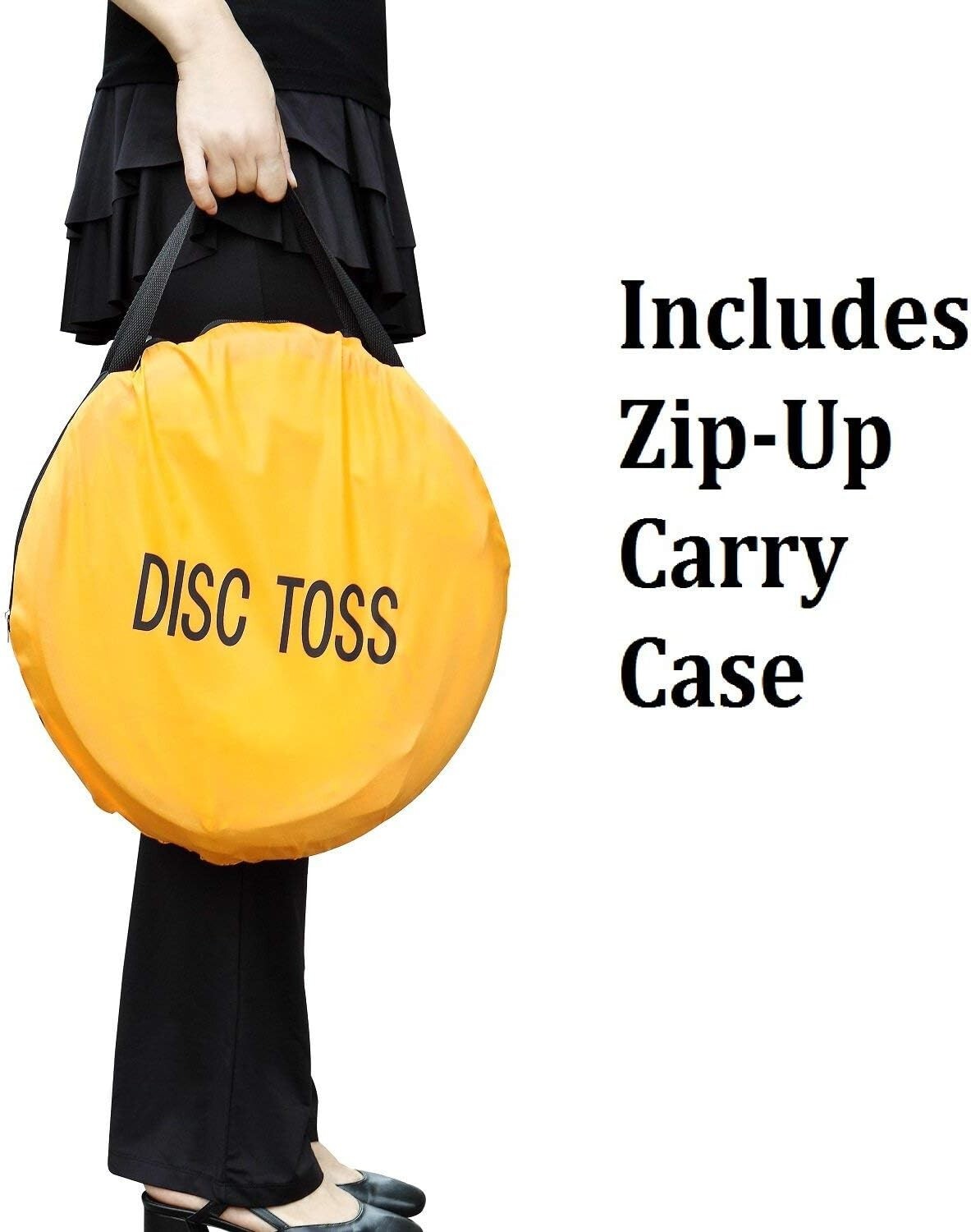 Durable Disc Toss Game Set - 2 Targets & 10 Pieces for Outdoor Gatherings